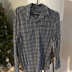 Kenneth Cole New York, L, men’s button down shirt, two pockets, used- like new